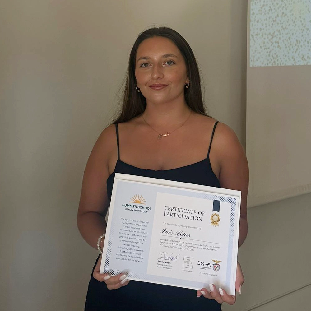 Inês - Student - Summer-School 2025 - Berlin Sports Law - Lisbon